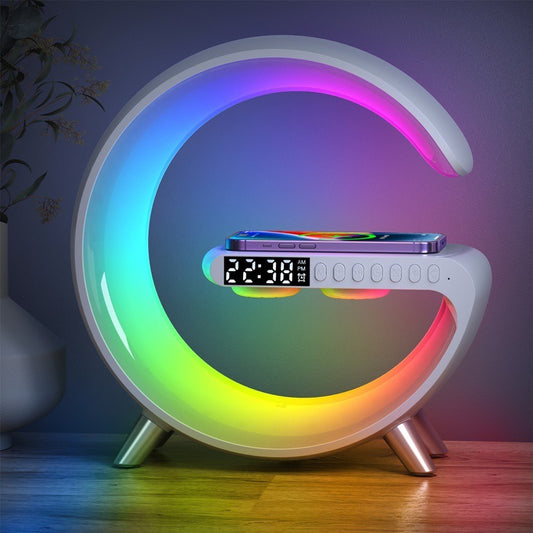 Bluetooth intelligent Speaker Projection Lamp and wireless phone charger
