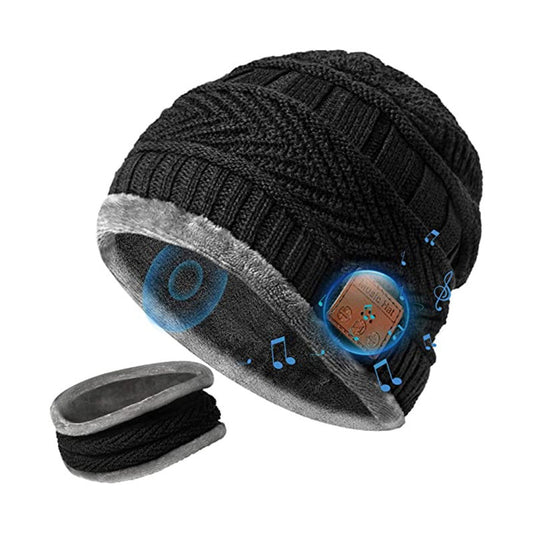 winter hat with bluetooth earphone