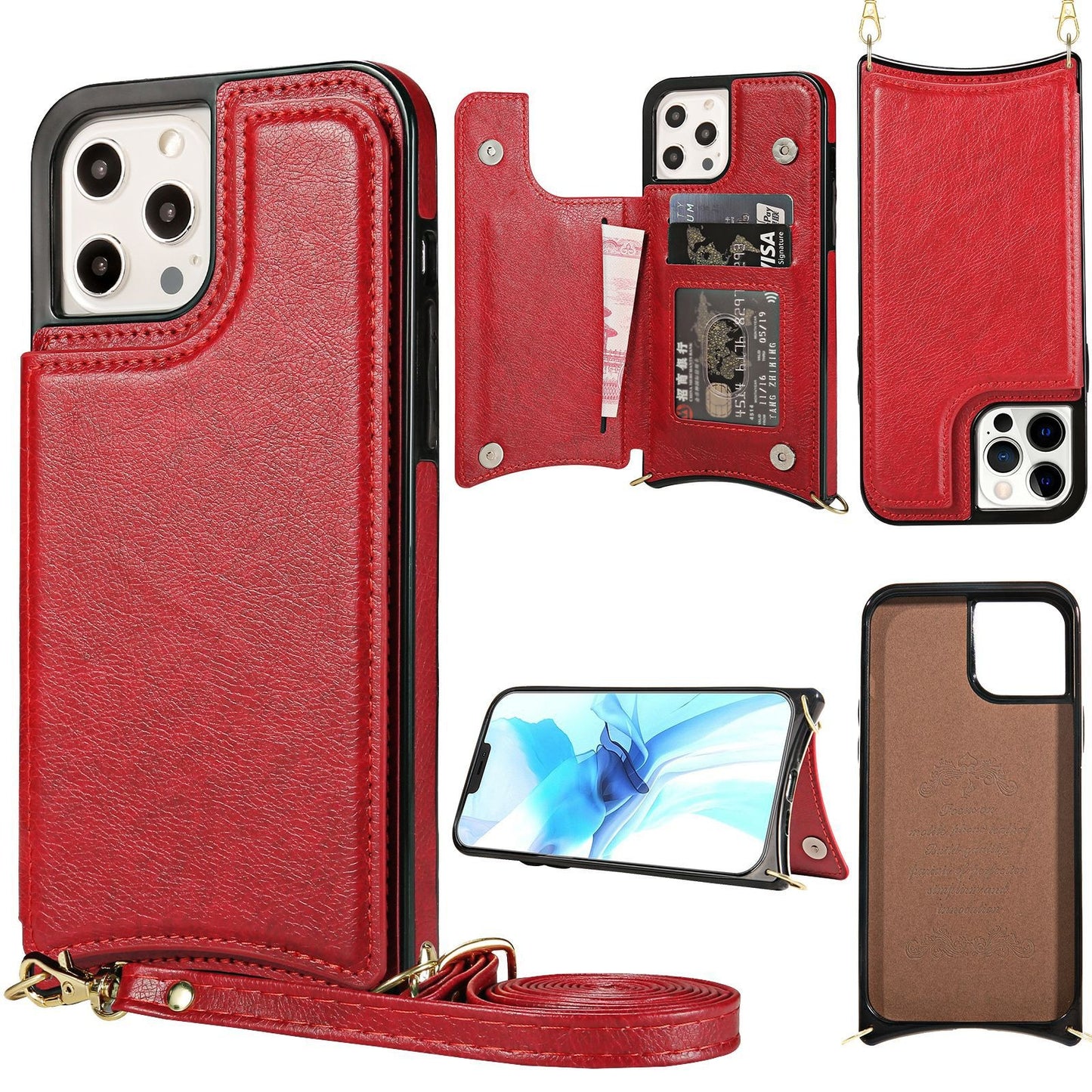 iPhone 13 & 14 phone leather phone case