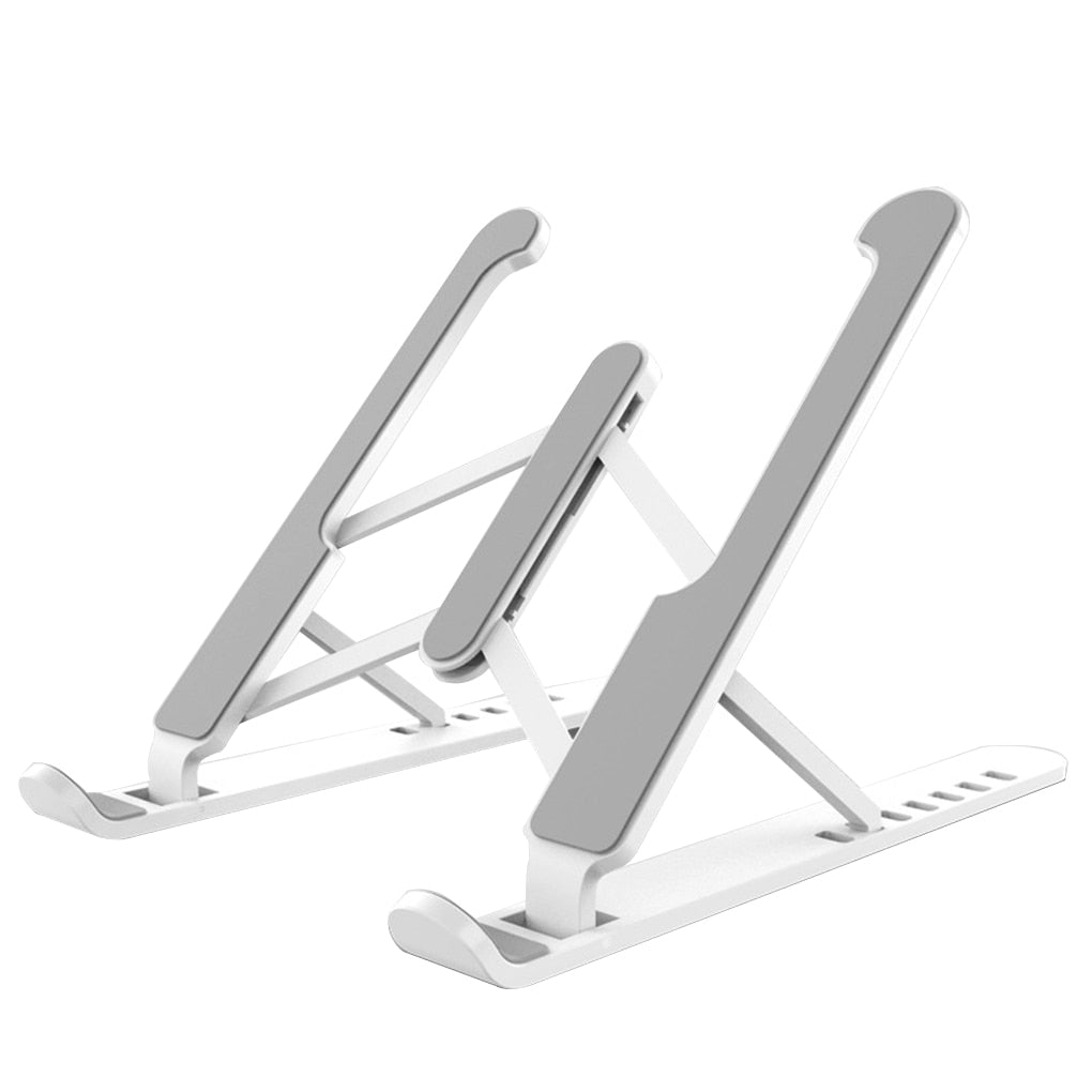 Laptop Stand Foldable Height Adjustable Support Base Computer Cooling Stand Hollow Design Laptop Holder