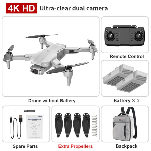 L900 pro 4K HD dual camera with GPS 5G WIFI FPV real-time transmission brushless motor rc distance 1.2km professional drone