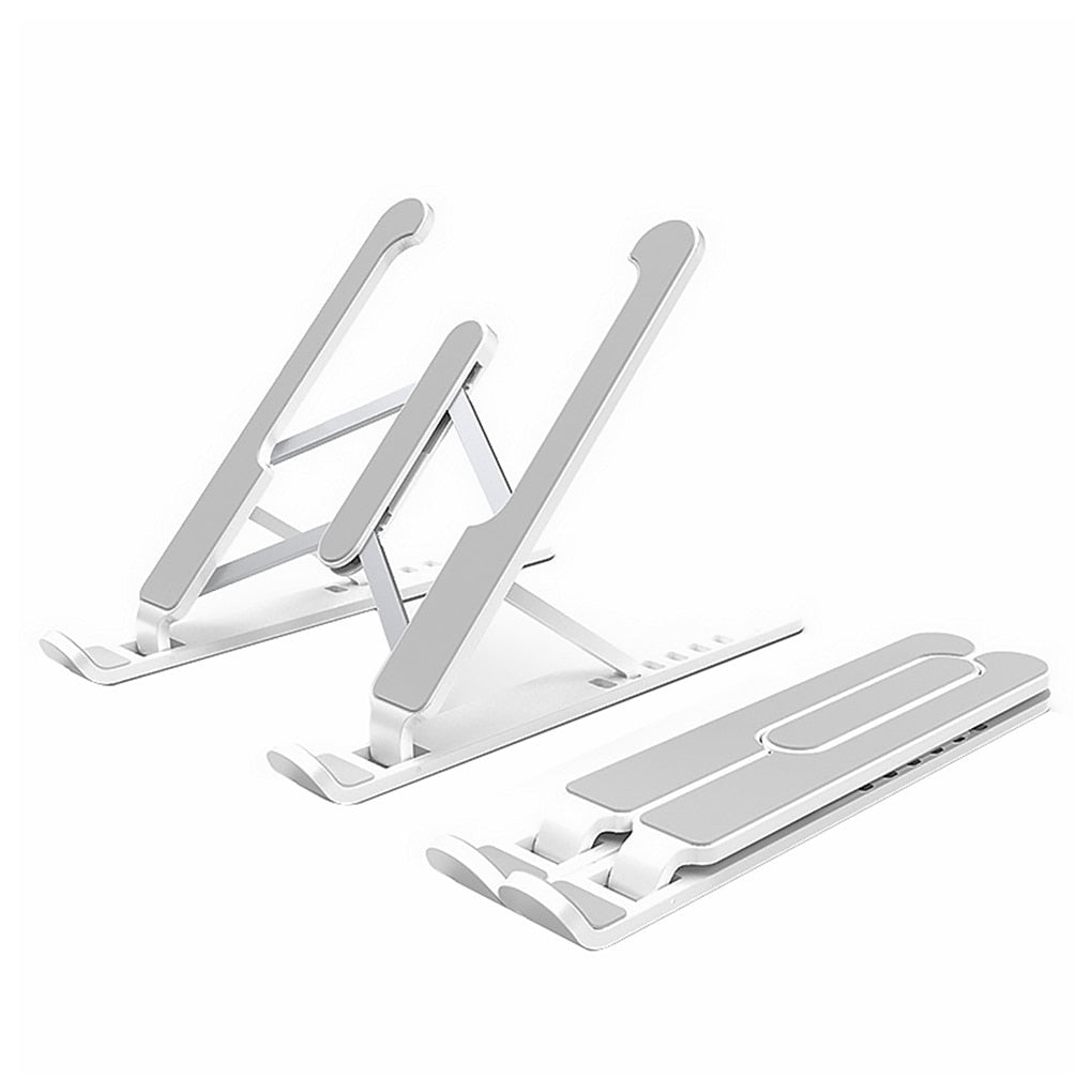 Laptop Stand Foldable Height Adjustable Support Base Computer Cooling Stand Hollow Design Laptop Holder