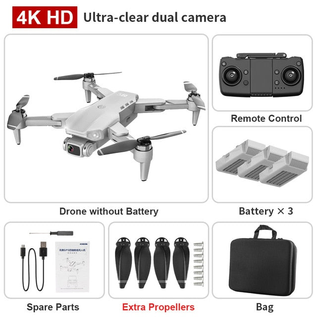 L900 pro 4K HD dual camera with GPS 5G WIFI FPV real-time transmission brushless motor rc distance 1.2km professional drone