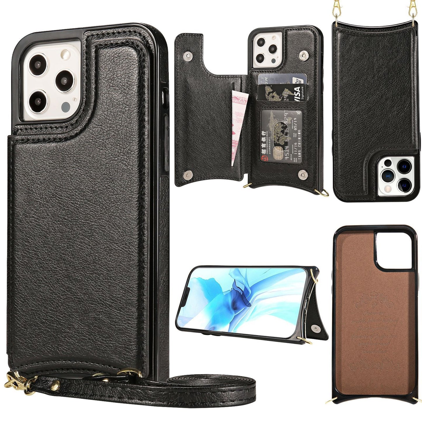 iPhone 13 & 14 phone leather phone case