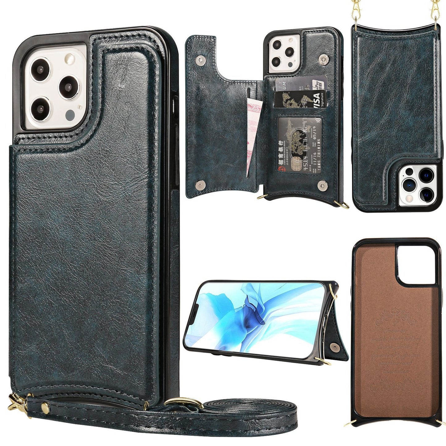 iPhone 13 & 14 phone leather phone case