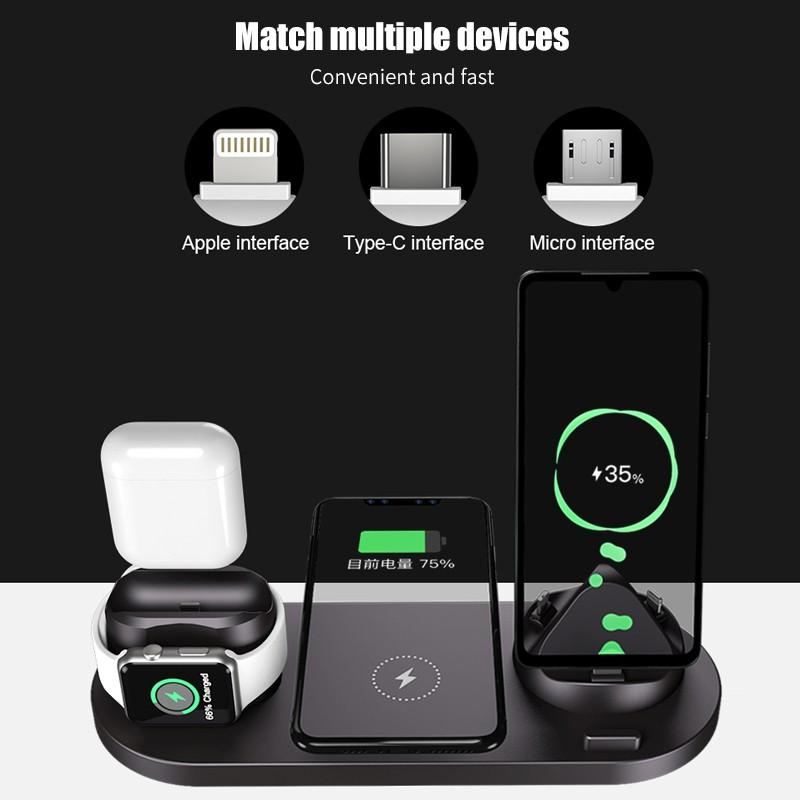 3 in 1 Wireless Charger Dock Station for iphone/Android